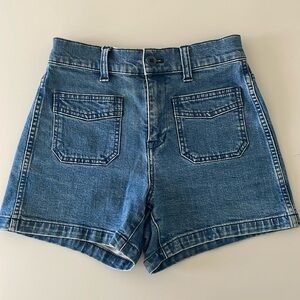 Madewell high rise denim shorts sz 24